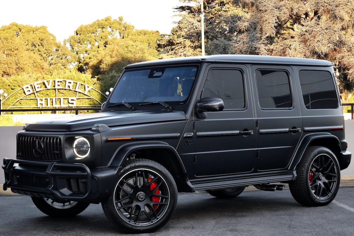 2026 Mercedes-AMG G63 matte black rental