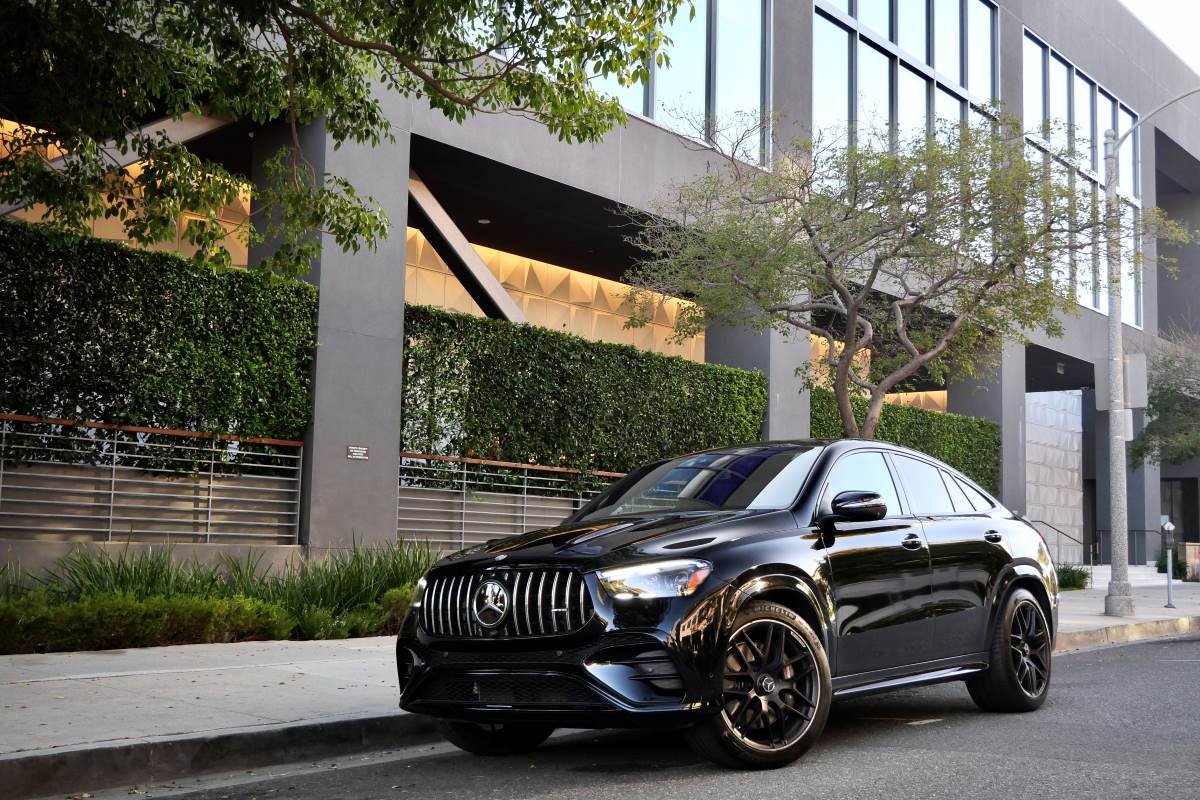 2026 Mercedes-AMG GLE 53 Coupe Black Rental Los Angeles