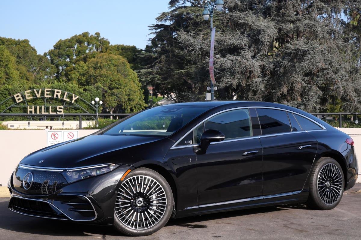 rent a Mercedes-Benz EQS 450 in LAX