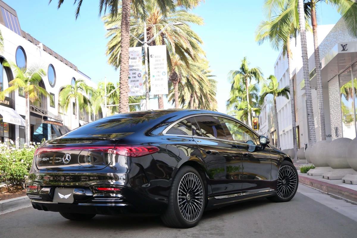 Mercedes-Benz EQS 450 rental LAX