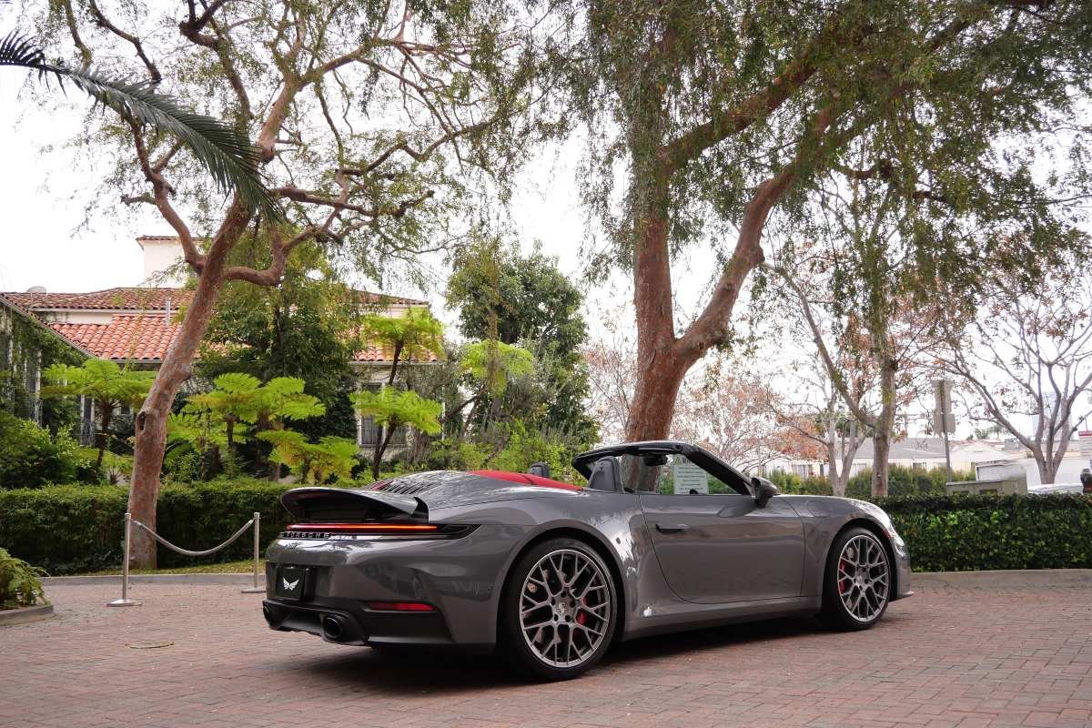 Porsche 911 Carrera S Cabriolet Gray 2026 for rent in Los Angeles Porsche 911 Carrera S Cabriolet Gray 2026 for rent in Los Angeles