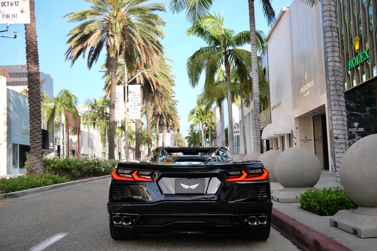 C8 Corvette convertible 2026 rental LAX