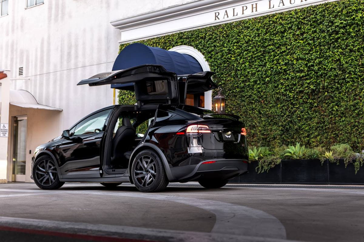 Tesla Model X Plaid 2026 rental in Los Angeles
